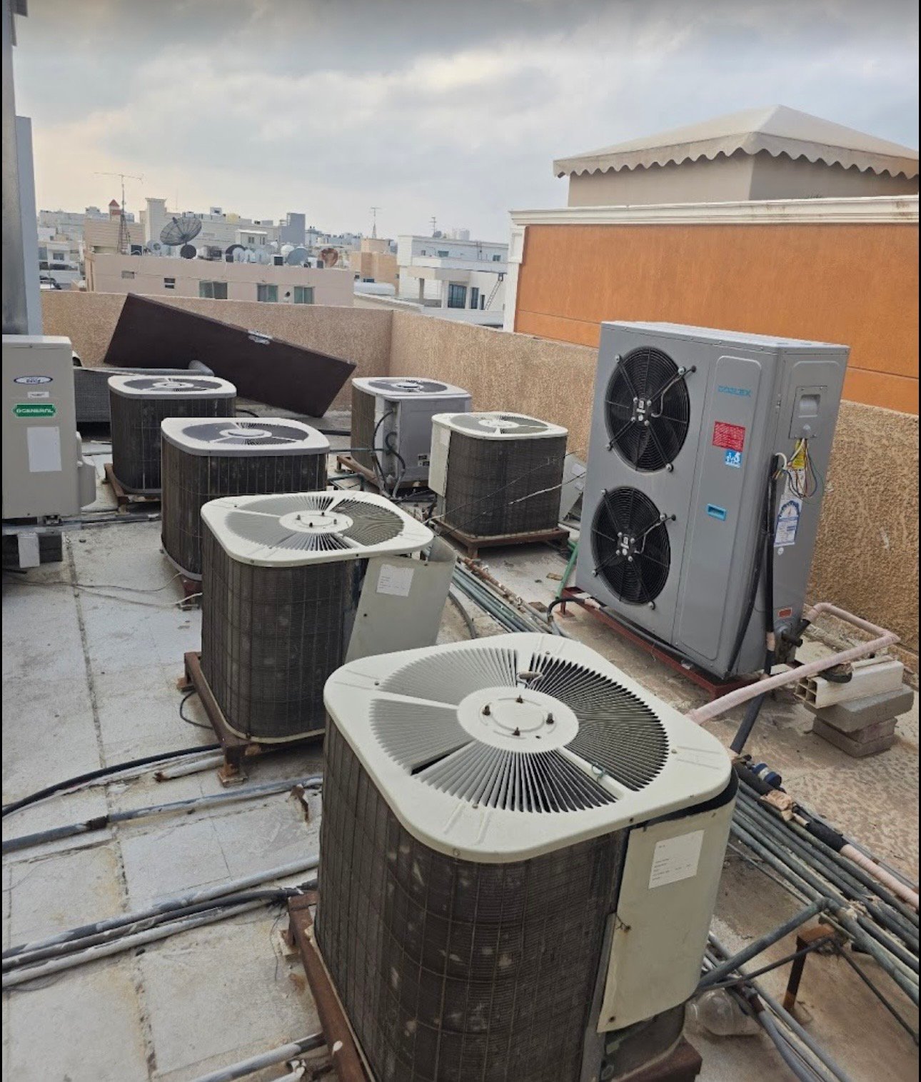 AC repair at customer home